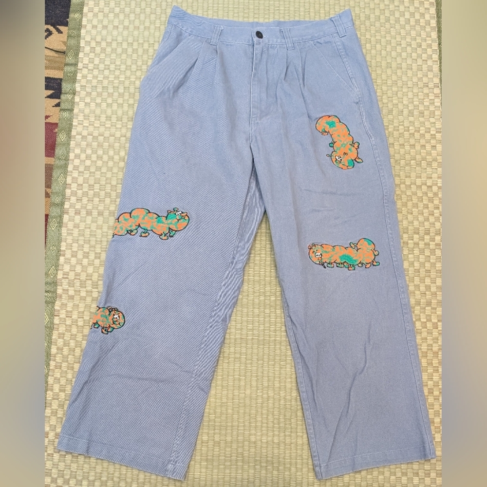 Brand Dead Worms Wide Leg Trousers Men's Size Medium